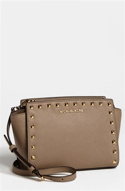 selma studded michael kors bag|michael kors selma handbags.